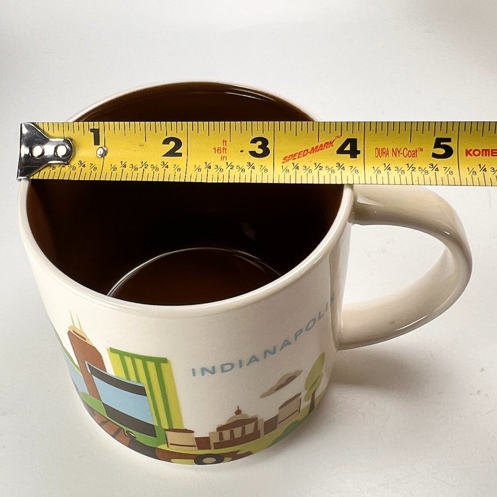 Starbucks You Are Here Indianapolis Coffee Tea Mug Cup 14 oz 2014 - Picture 14 of 14